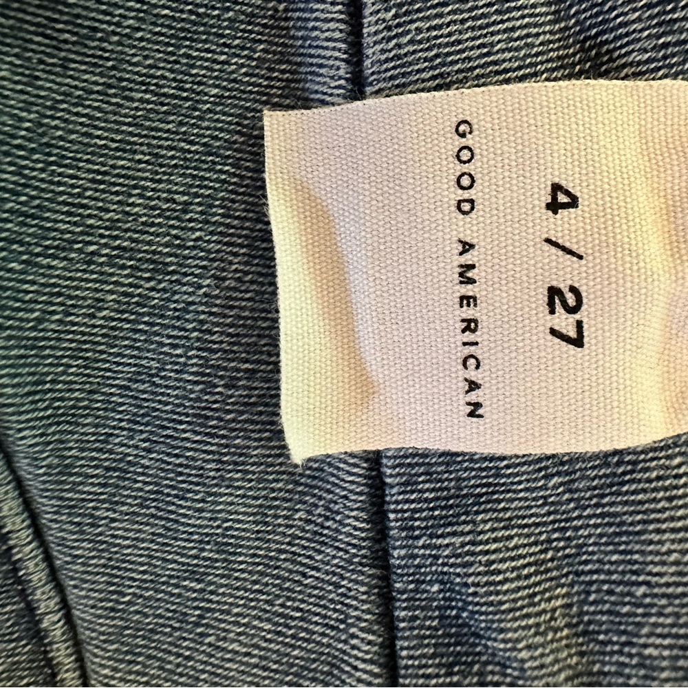 Good American Good Legs Straight Jeans size 4 - Picture 8 of 11
